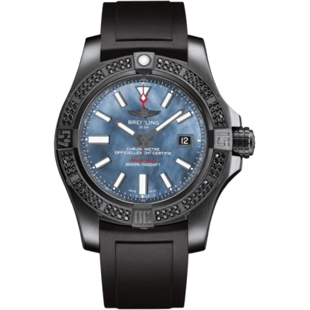 Breitling Avenger II Seawolf Black Steel / Blue MOP / Rubber M17331AT.BE95.134S