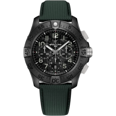 Breitling Super Avenger B01 Chronograph 46 Night Mission / Black / Strap SB0148101B1X1