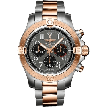 Breitling Avenger B01 Chronograph 45 Stainless Steel / Red Gold / Anthracite / Bracelet UB01821A1B1U1