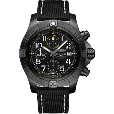 Breitling Avenger Chronograph 45 Night Mission / Black / Military / Pin V13317101B1X1