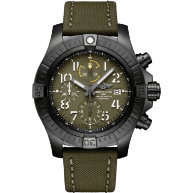 Breitling Avenger Chronograph 45 Night Mission / Green / Military / Pin V13317101L1X1