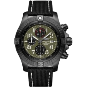 Breitling Avenger Chronograph 48 Night Mission / Green / Military / Pin V133751A1L1X1