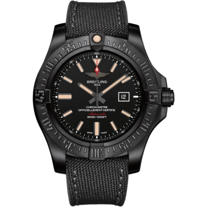 Breitling Avenger Blackbird 48 Black Titanium / Volcano Black / Military V1731010.BD12.100W