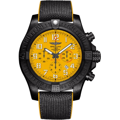 Breitling Avenger Hurricane 12H Breitlight / Cobra Yellow / Military Rubber XB0170E4/I533/282S