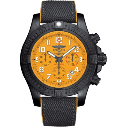 Breitling Avenger Hurricane 45 Breitlight / Cobra Yellow / Military Rubber XB0180E4/I534/253S