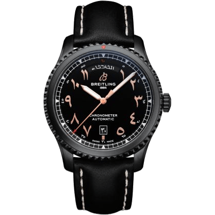 Aviator 8 Automatic Day & Date 41 Blacksteel / Etihad
