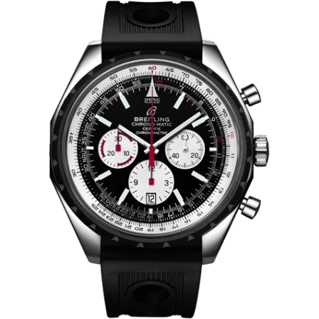 Chrono-Matic 49 Black / Rubber
