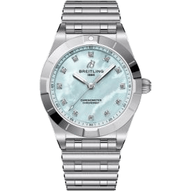 Chronomat 28 Stainless Steel / Blue MOP