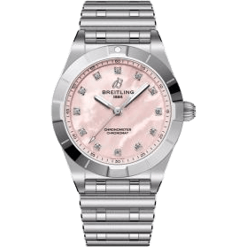 Chronomat 28 Stainless Steel / Pink MOP