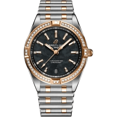 Chronomat 32 Stainless Steel - Red Gold - Diamond / Black MOP