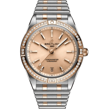 Chronomat Automatic 36 Stainless Steel / Red Gold - Diamond / Copper / Rouleaux