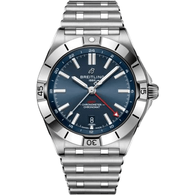 Chronomat 40 GMT Stainless Steel / Blue / Rouleaux