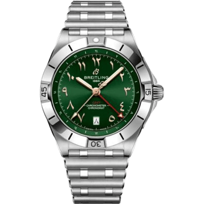 Chronomat 40 GMT Stainless Steel / Green / Middle East