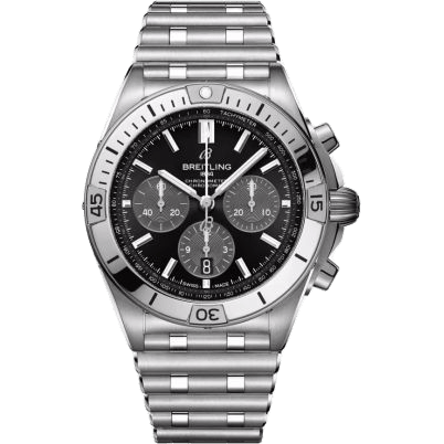 Chronomat B01 42 Stainless Steel / Black / UK