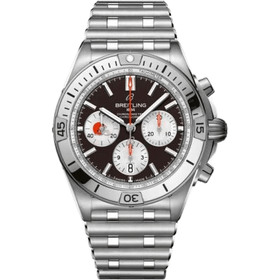 Chronomat B01 42 NFL Cleveland Browns / Rouleaux