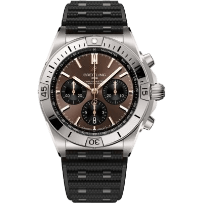 Chronomat B01 42 Stainless Steel / Brown / Switzerland