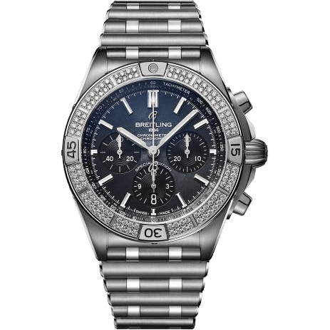 Breitling Chronomat B01 42 Stainless Steel / Diamondworks / Black MOP / Japan AB01349A1B1A1