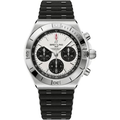 Breitling Chronomat B01 42 Stainless Steel / White / Rubber AB0158101A1S1