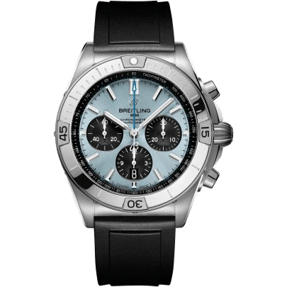 Breitling Chronomat B01 42 Stainless Steel / Platinum / Ice Blue PB0134101C1S1
