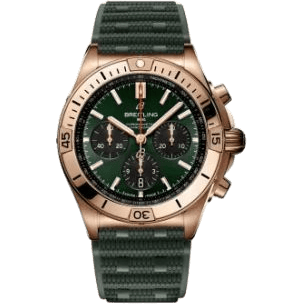 Chronomat B01 42 Red Gold / Green / Rubber