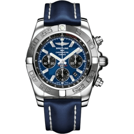 Breitling Chronomat 44 Stainless Steel / Blue / Calf AB011011/C789/105X