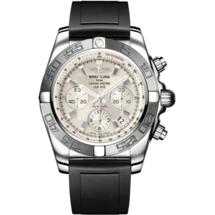 Breitling Chronomat 44 Stainless Steel / Silver / Rubber AB011011/G684/131S