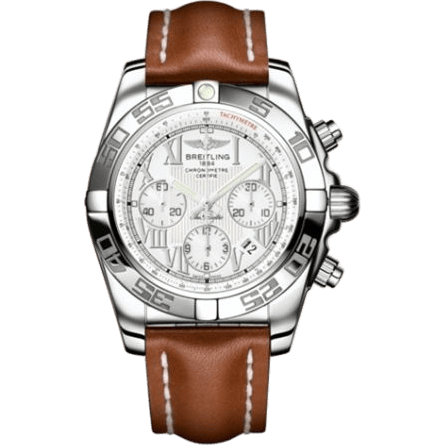 Breitling Chronomat 44 Stainless Steel / Antarctica White / Calf AB011012.A690.433X