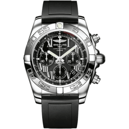 Breitling Chronomat 44 Stainless Steel / Onyx Black Roman / Rubber AB011012.B956.131S