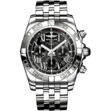 Breitling Chronomat 44 Stainless Steel / Onyx Black Roman / Bracelet AB011012.B956.375A