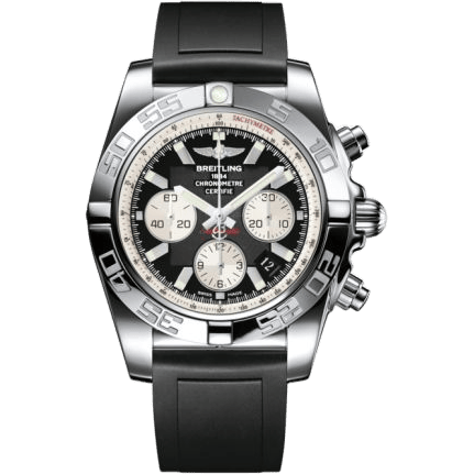 Breitling Chronomat 44 Stainless Steel / Inverted Panda / Rubber AB011012.B967.131S