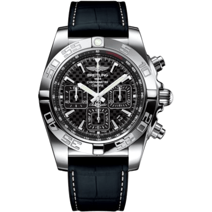 Breitling Chronomat 44 Stainless Steel / Carbon / Croco Rubber AB011012/BF76/296S/A20D.4