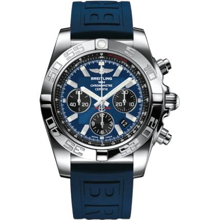 Breitling Chronomat 44 Stainless Steel / Blackeye Blue / Rubber AB011012.C789.158S