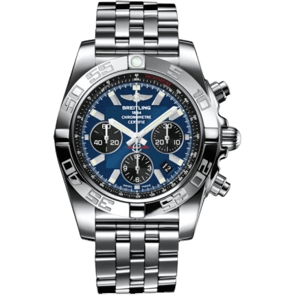 Breitling Chronomat 44 Stainless Steel / Blackeye Blue / Bracelet AB011012.C789.375A