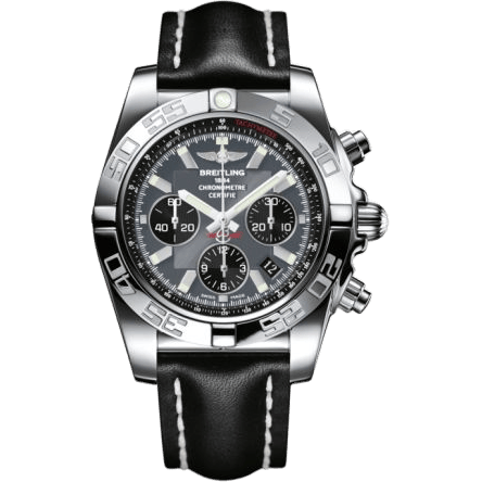 Breitling Chronomat 44 Stainless Steel / Blackeye Grey / Calf AB011012.F546.435X