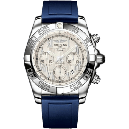 Breitling Chronomat 44 Stainless Steel / Sierra Silver Roman / Rubber AB011012.G676.145S