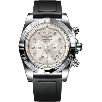 Breitling Chronomat 44 Stainless Steel / Silver / Rubber AB011012.G684.131S