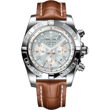 Breitling Chronomat 44 Stainless Steel / Gray Pearl / Croco AB011012.G685.737P