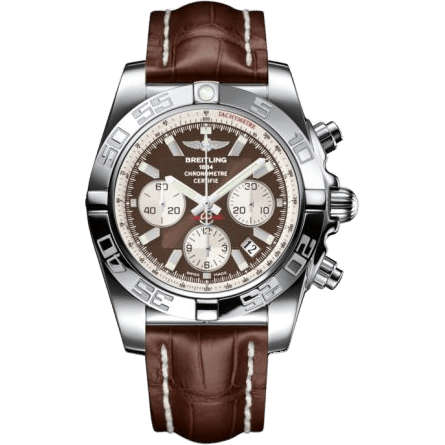Breitling Chronomat 44 Stainless Steel / Metallica Brown / Croco AB011012.Q575.739P