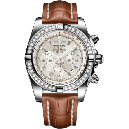 Breitling Chronomat 44 Stainless Steel / Diamond / Sierra Silver / Croco AB011053.G684.737P