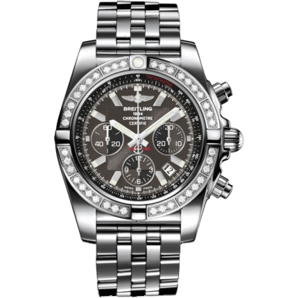 Breitling Chronomat 44 Stainless Steel / Diamond / Carbon Black / Bracelet AB011053.M524.375A