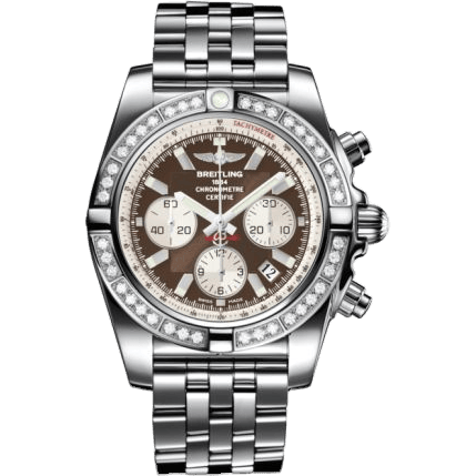 Breitling Chronomat 44 Stainless Steel / Diamond / Metallica Brown / Bracelet AB011053.Q575.375A
