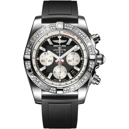 Breitling Chronomat 44 Stainless Steel / Diamond / Onyx Black / Rubber AB0110AA.B967.131S