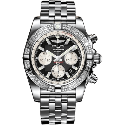 Chronomat 44 Stainless Steel / Diamond / Onyx Black / Bracelet