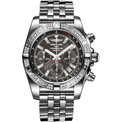 Breitling Chronomat 44 Stainless Steel / Diamond / Carbon Black / Bracelet AB0110AA.M524.375A