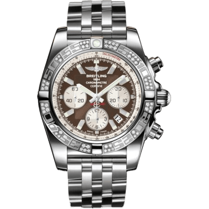 Breitling Chronomat 44 Stainless Steel / Diamond / Metallica Brown / Bracelet AB0110AA.Q575.375A
