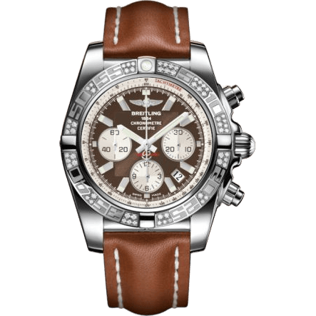 Breitling Chronomat 44 Stainless Steel / Diamond / Metallica Brown / Calf AB0110AA.Q575.433X