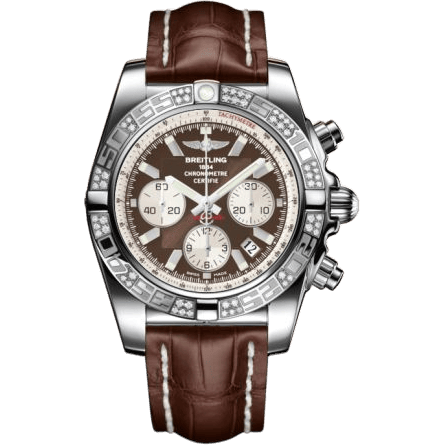 Breitling Chronomat 44 Stainless Steel / Diamond / Metallica Brown / Croco AB0110AA.Q575.739P