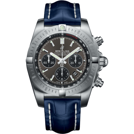 Breitling Chronomat B01 Chronograph 44 Stainless Steel / Blackeye Grey / Croco / Pin AB011510.F581.731P.A20BA.1