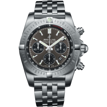 Breitling Chronomat B01 Chronograph 44 Stainless Steel / Blackeye Grey / Bracelet AB0115101F1A1