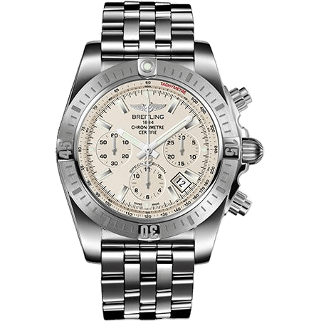 Breitling Chronomat 44 Stainless Steel / White / Japan AB011511/G829/388A